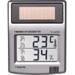 Solar Digital Thermometer and Hygrometer (SATO KEIRYOKI)