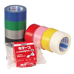 布膠帶600V彩色黑色/白色/綠色/紅色/銀/藍色/黃色/粉紅色（Sekisui）