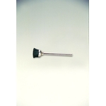 Miniature Black Bristle Shaft Mounted Cup Brush (SUNPOWER)
