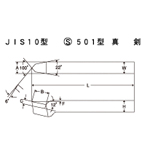 JIS10型S501型直刀片(三waseisakusyo)