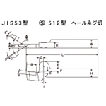 ssbit JIS53模型S512 Spring-Necked線程