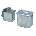 304 Series Square Gradated Pot with or without Handle (TGK)