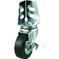 Angle Type Casters (Rubber Wheels) Flexible (with Stoppers)