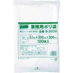 Commercial Polyethylene Bag (Transparent Thick Type) (Trusco Nakayama)