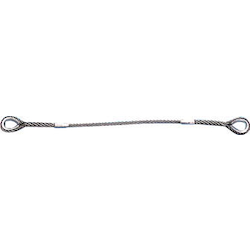 鋼絲繩吊帶W型吊帶(帶頂針)吊帶直徑6mm，兩端有頂針