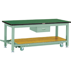 Movable Heavy Work Bench with 1 Drawer Steel Tabletop Average Load (kg) 3000