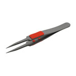 Tweezers with Rubber Grip Fluorocoated Type Total Length (mm) 115 (Trusco Nakayama)