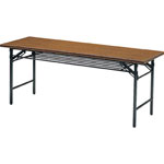 可折疊會議桌，帶底架，三聚氰胺層壓雙輥頂板