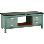 Heavy Work Bench with 3 Face Panel / 3-Shelf Cabinet / Locker Average Load (kg) 3000