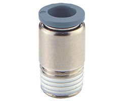Straight Internal Hex Adapter Push To Connect Fittings, NPT Thread, Pneufit C242A Series
