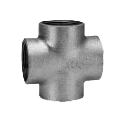 4-Way Cross Fittings for Galvanized Cast Iron Pipe - Female Threaded
