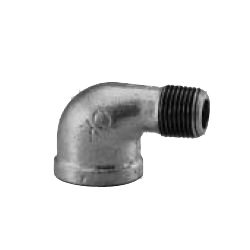 Female RC Adapter/R Male 45 Degree Street Elbow Fitting for Galvanized Cast Iron Pipe - Threaded