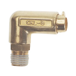 Male Elbow Push to Connect Fittings, High Temperature Viton Packing Seal, Brass - FUJI H Series