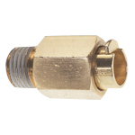 Nipple Push to Connect Fittings, Brass - FUJI H Series