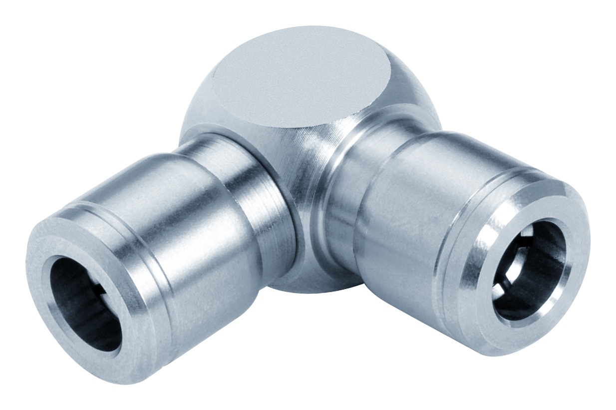 Elbow Push To Connect Fittings, Stainless STl, Metric - INOXLINE©