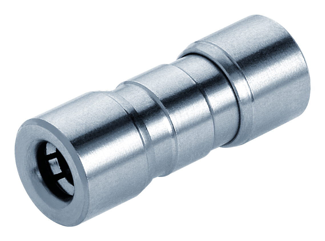 Union Tube Connector Push To Connect Fittings, Stainless STl, Metric - INOXLINE©