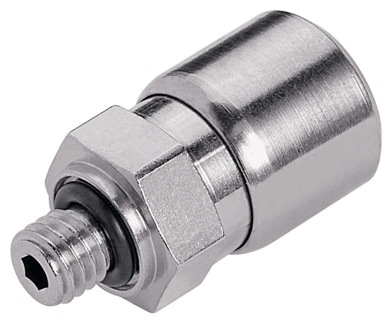 Straight Connector Push to Connect Fittings, Metric, Nickel Plated Brass - 629 Series BASICLINE©