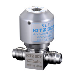 高純氣體閥KCD，緊湊型隔膜閥，自動(Kitz Sct)