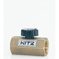 黃銅20K針閥錐形母螺釘×壓力表平行母螺釘(Kitz)