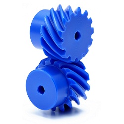 斜齒輪m1藍色(聚縮醛)