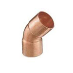銅管配件，熱水供應/製冷劑銅管配件，銅管彎頭(45°)