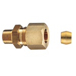 Adapter - Brass, Tube Pipe Fitting, Compression Ring Fitting, Male BSPT, MK150RK Series