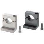 Shaft Supports - Hinged, L-Shaped, Bottom or Side Mount (MISUMI)