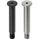 Precision Pivot Pins - Lock Nut, with Extra Low Hex Socket Head (MISUMI)