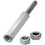 Rod End Coupling Rods - Threaded, Tapped (MISUMI)