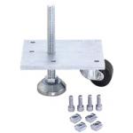 Leveling Mount & Plate with Caster Unit (MISUMI)
