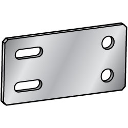 可配置掛起板-表金屬、雙槽側洞和雙側洞