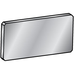 卷鋁扁條坐騎- B可選擇的,可配置的(三角)