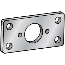 可配置掛起板-滾動鋁體、雙側洞體、圓洞中心2Hole