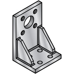 l型焊接支架,雙角式