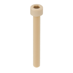 Resin Screw (PEEK/Hex Socket Head Cap Screw, Fully Threaded) - SPE-FT (NBK)