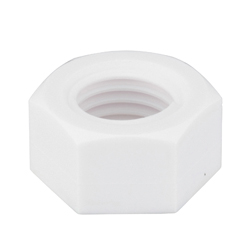 PC (Polycarbonate)/Hex Nuts White (Nippon Chemical Screw)