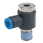 Universal Elbow Push to Connect Fittings with Thread Sealant, Corrosion Resistant Resin - PushOne® E Series