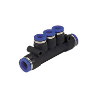 Triple Branch Adapter Push to Connect Fittings, Corrosion Resistant - SUS303 Series