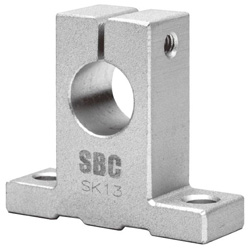 軸支撐，SK係列（鋁）（SBC線性）