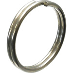 Double-Loop Split Rings, Stainless Steel (Shinsei Hatsujo)