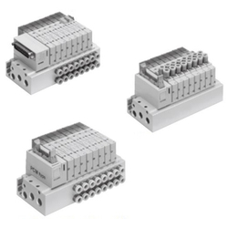電磁閥- 5-Port插件,安裝,金屬底座,SY3000 / SY5000 SY7000係列