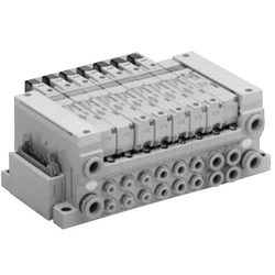 5-Port電磁閥、插件單位,基本安裝,VQ2000係列閥(SMC)