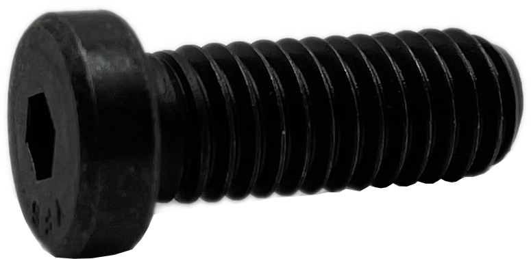 十六進製低著頭螺釘——鋼鐵、C36-43、黑色氧化,英寸粗